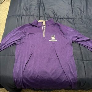 Under Armour Purple HeatGear Pullover Northwestern